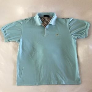 Burberry Light Blue Polo Shirt